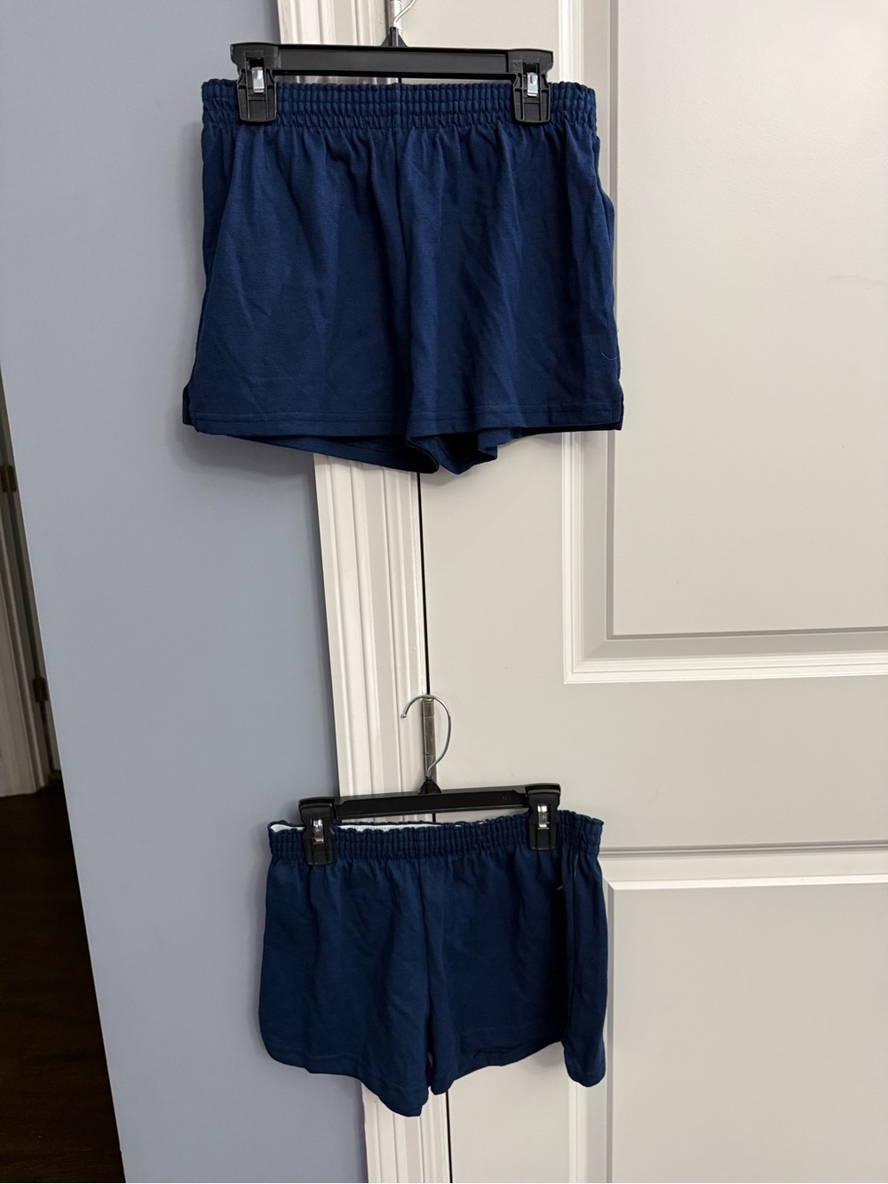 Soffe Navy Blue Kids Athletic Shorts - 2 shorts